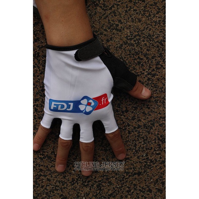 2020 Fdj Gloves Cycling White